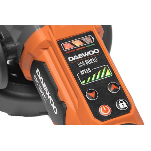 Углошлифовальная машина аккумуляторная Daewoo DAG 3021Li