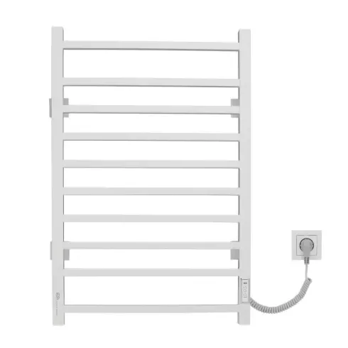 Полотенцесушитель электрический Gloss&Reiter Pro-gress тип.Э2 Л.50x80.P10 Муар White (П) Таймер