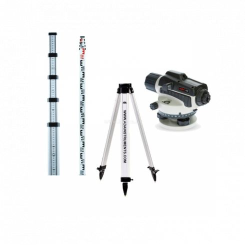 Нивелир ADA Instruments Ruber-X32 + Рейка STAFF 3 + Штатив на клипсах Light