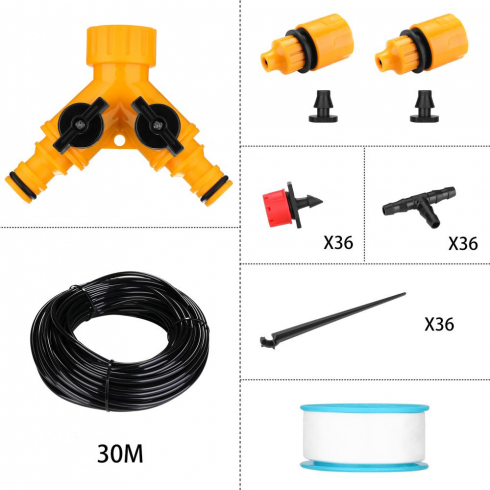 Комплект для капельного полива Deko DKI30 (30 м) (086-2007)