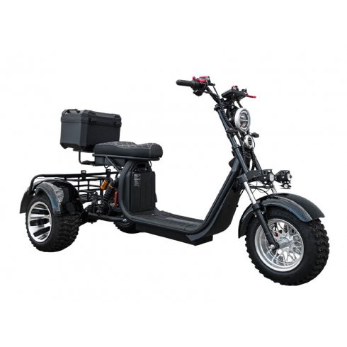 Электроскутер Smart8 Bulbash X12 Trike (черный)