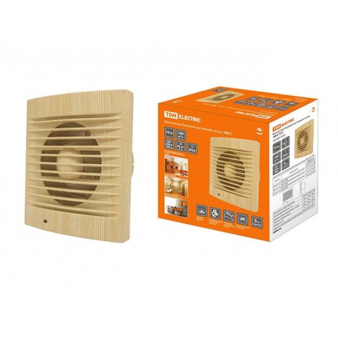 Вентилятор настенный TDM 100 С "ЭКО" (сосна)