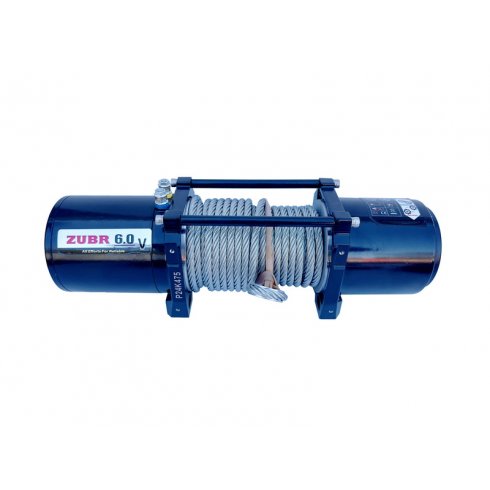 Лебёдка электрическая автомобильная Zubr EWV6000S SR