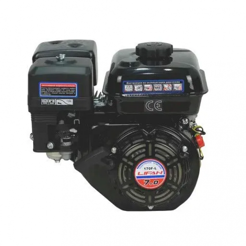 Двигатель Lifan 170F-L (шестеренчатый понижающий редуктор 2:1)