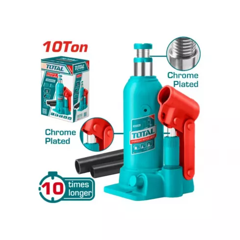 Домкрат гидравлический бутылочный TOTAL THT109104