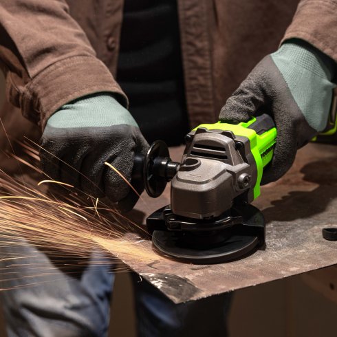 Угловая шлифовальная машина Greenworks AG590 (3201007CUG)