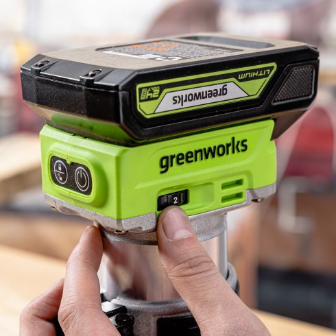 Фрезер аккумуляторный GreenWorks G24RO (3502507CUA)