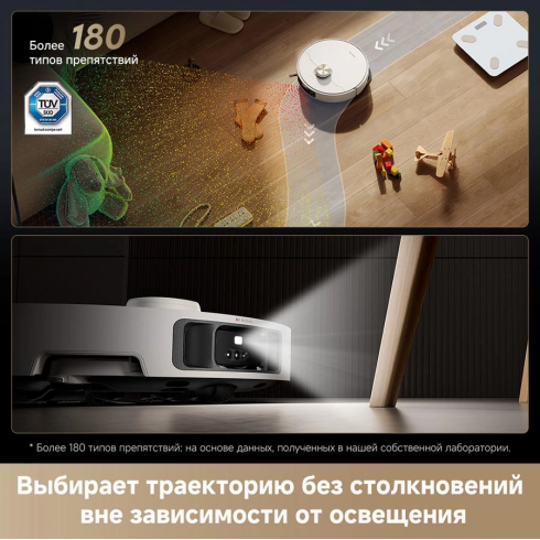 Робот-пылесос Dreame Robot Vacuum L40s Pro Ultra (евровилка, белый)