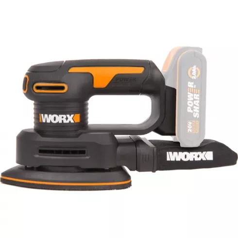 Аккумуляторная дельтавидная шлифмашина Worx WX822.9