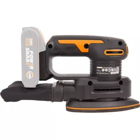 Аккумуляторная дельтавидная шлифмашина Worx WX822.9