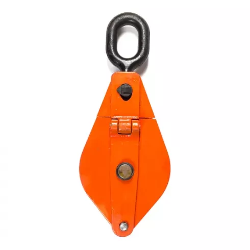 Блок монтажный однорольный с ушком TOR HQG(L) K1-10,0 т с откидной щекой (G)