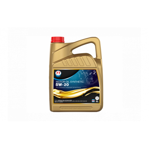 Масло моторное синтетическое 77 Lubricants Мotor Оil Synthetic 5W-20 (5л)
