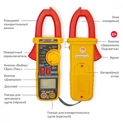 Клещи токоизмерительные Мегеон 70813