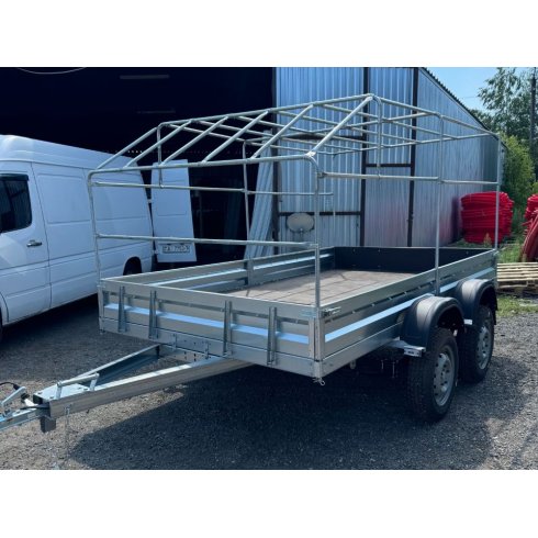 Прицеп Avtos A40U2B (4000х2000х300 ресс. AL-KO, R16, тент 800мм 2ос)