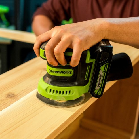 Шлифмашина эксцентриковая GreenWorks OS325 (3100907)