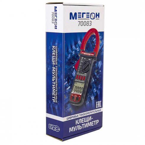 Клещи токоизмерительные цифровые Мегеон 70083