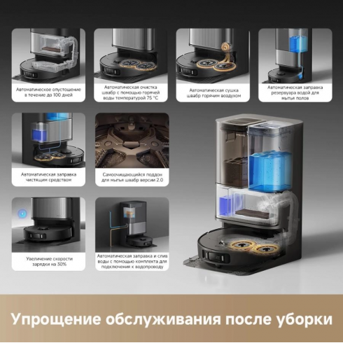 Робот-пылесос Dreame Robot Vacuum L40 Ultra AE Black RLL77SE (евровилка, черный)