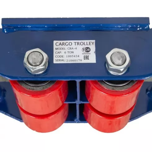 Роликовая платформа поворотная TOR CRA-4 г/п 6 т (G) (без ручки)