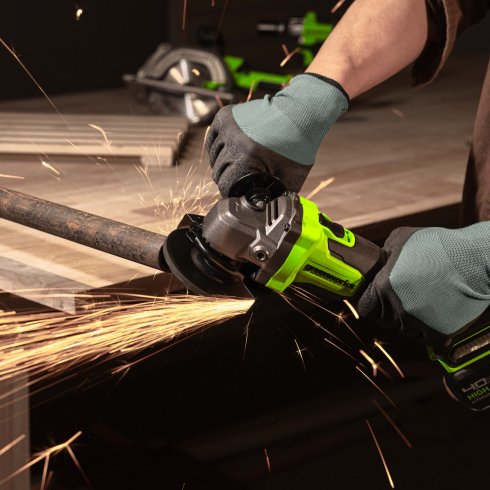 Угловая шлифовальная машина Greenworks AG590 (3201007CUB)