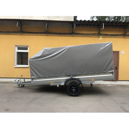 Прицеп Avtos A35P1B (3500х1500х300 торсион 900кг , R14, тент 400мм)