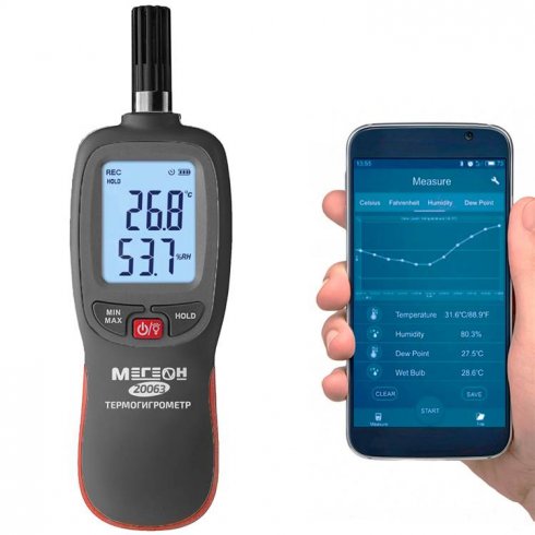 Термогигрометр Мегеон 20063