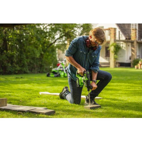 Перфоратор аккумуляторный GreenWorks GD24SDS2K4 (3803007UB)