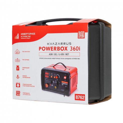 Инверторное пуско-зарядное устройство Kvazarrus PowerBox 360i (8762)