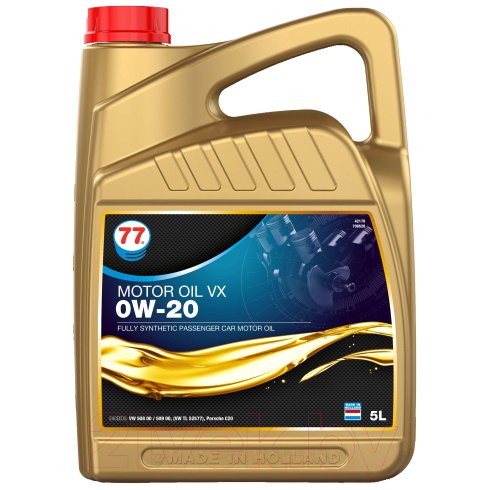 Масло моторное 77 Lubricants Motor Oil VX 0W-20 (5 л)