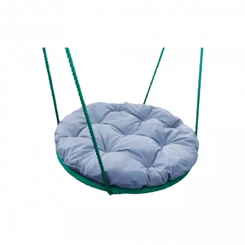 Качели подвесные M-Group Гнездо в оплетке 0.6м (серая подушка)