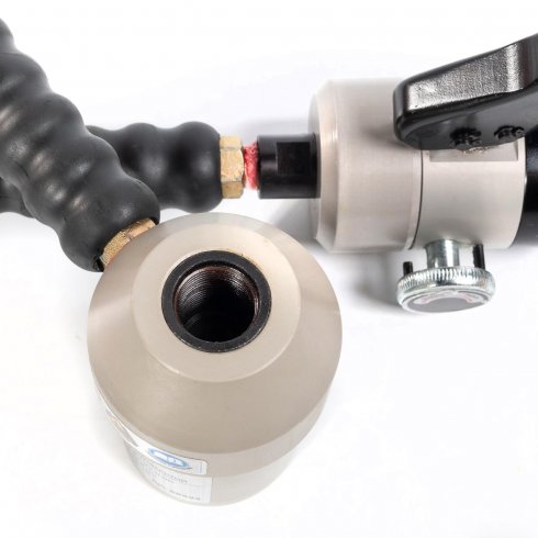 Пресс гидравлический для пробивки отверстий КВТ ПГПО-60А серия ПРОФИ