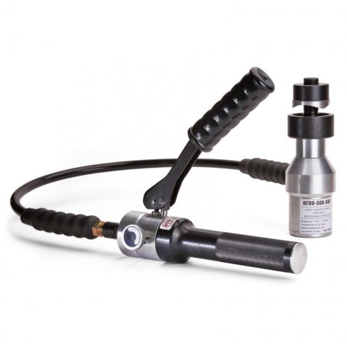 Пресс гидравлический для пробивки отверстий КВТ ПГПО-60А серия ПРОФИ