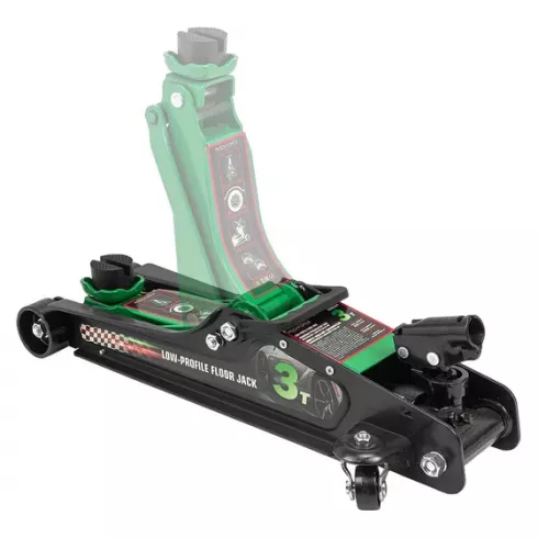 Домкрат подкатной гидравлический низкопрофильный с поворотной ручкой RockForce RF-TR8204