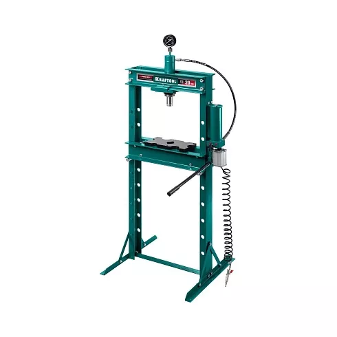 Пресс гидравлический с гидронасосом и манометром Kraftool PMP-10