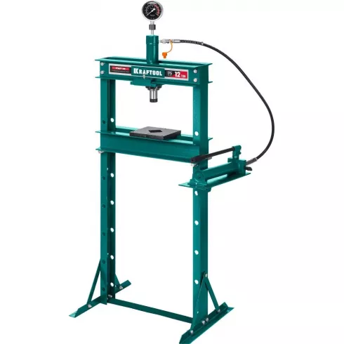 Пресс гидравлический с гидронасосом и манометром Kraftool PMP-12