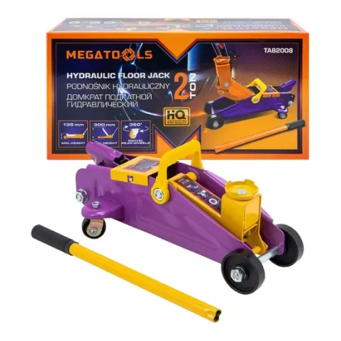 Домкрат подкатной гидравлический MEGATOOLS MT-TA82008