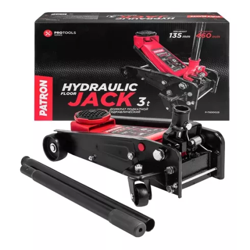 Домкрат подкатной гидравлический Patron P-T830025