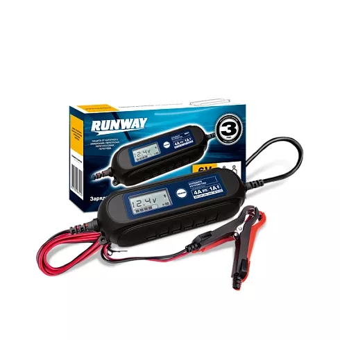 Устройство зарядное для аккумуляторов Runway Smart car charger (RR105)
