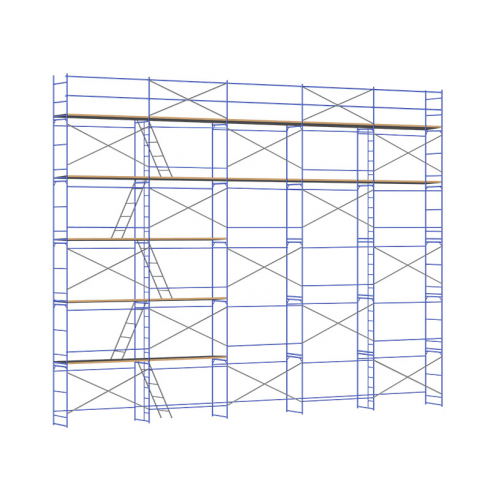 Строительные рамные леса ЛРСП-40 (ЛСПР-200)