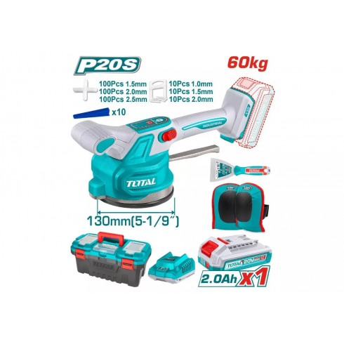 Виброприсоска для плитки TOTAL TTVLI20018