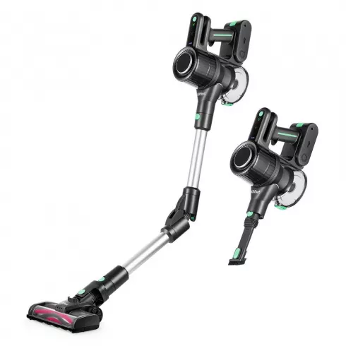 Вертикальный пылесос Kitfort КТ-5168-2 (черный/зеленый)