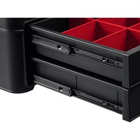 Ящик пластиковый с выдвижными полками Keter STACKNROLL (38407)