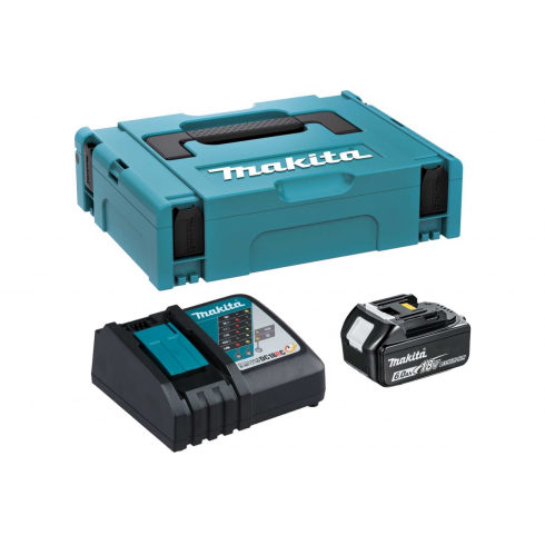 Комплект Makita 198106-7 (АКБ BL1860Bx1шт., ЗУ DC18RC, кейс MAKPAC)