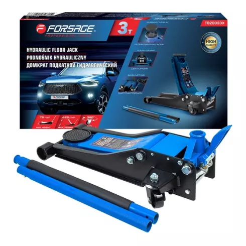Домкрат подкатной гидравлический низкопрофильный Forsage F-T820033X