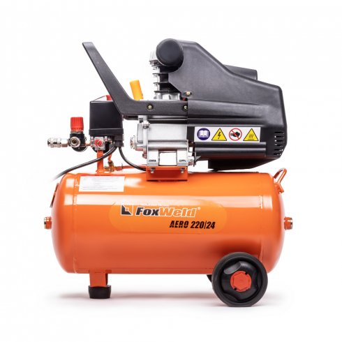 Компрессор масляный коаксиальный FoxWeld AERO 220/24