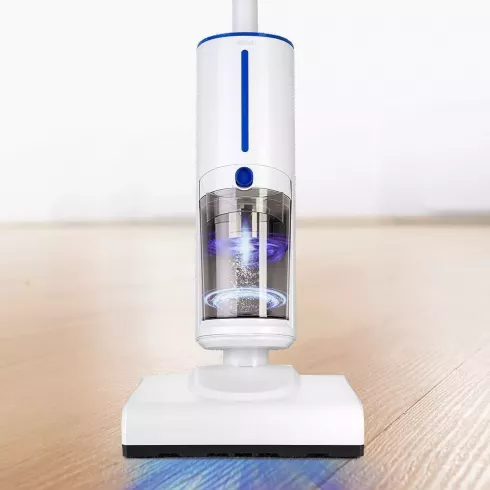 Вертикальный пылесос Kitfort KT-5157-3 (белый/синий)