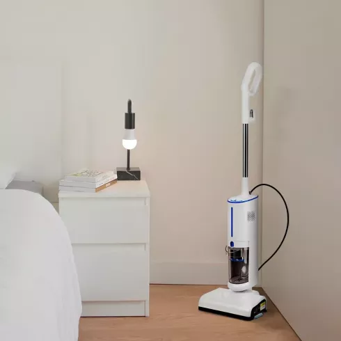 Вертикальный пылесос Kitfort KT-5157-3 (белый/синий)