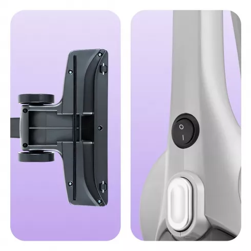 Вертикальный пылесос Kitfort KT-509 (серый)