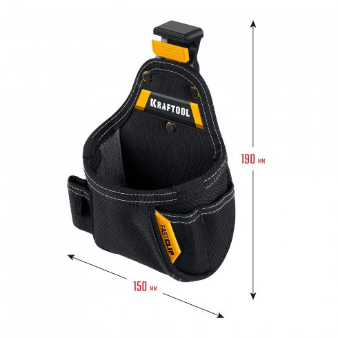 Сумка поясная Kraftool KP-5 с быстросъёмным креплением FastClip