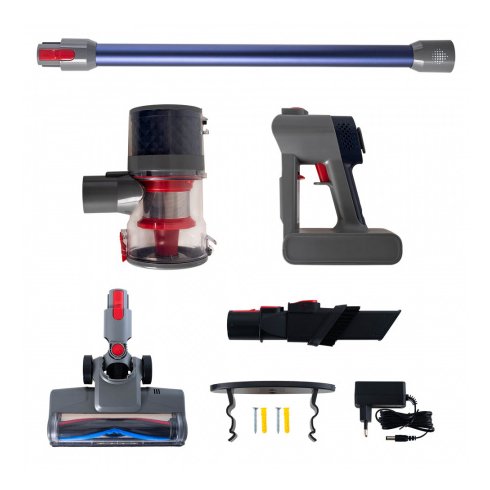 Вертикальный пылесос Endever SkyClean VC-304 (темно-синий/серый)