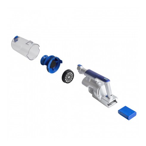 Вертикальный пылесос Endever SkyClean VC-302 (синий/серебристый)